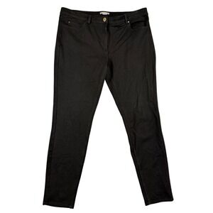 HM Womens Black Skinny High Rise‎ Stretch Trousers Pants Size 14 0578476 5